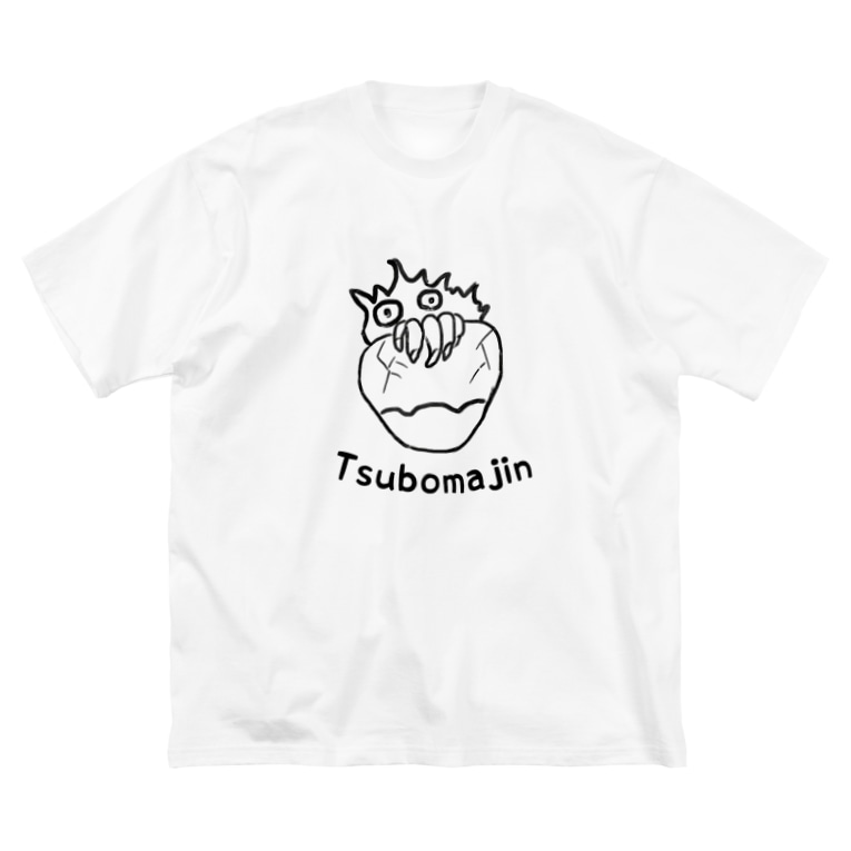 つぼまじん 手書き風ver Create Mall Zikomanking のビッグシルエットtシャツ通販 Suzuri スズリ