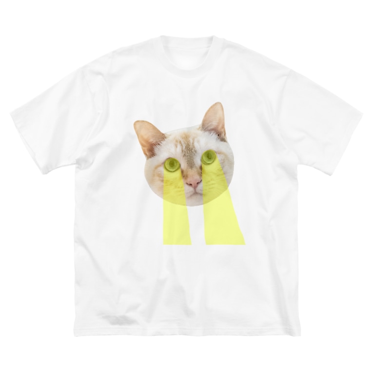 ビーム猫 Big Silhouette T Shirts By こいぬおじさん Souvenir011 Suzuri