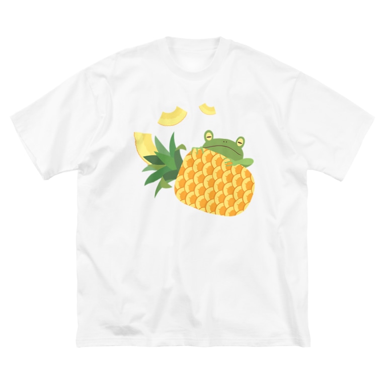 パイナップルとカエル ハンクソン Hfs Hancson のビッグシルエットtシャツ通販 Suzuri スズリ パイナップルとカエル ハンクソン Hfs Hancson のビッグシルエットtシャツ通販 Suzuri スズリ