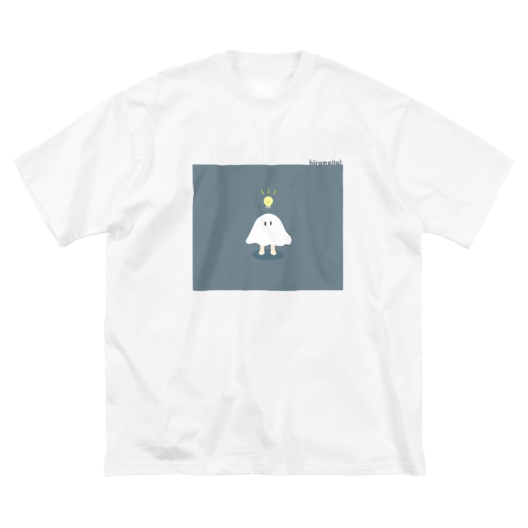 かわいいおばけ Hirameita Kob Kob Design のビッグシルエットtシャツ通販 Suzuri スズリ