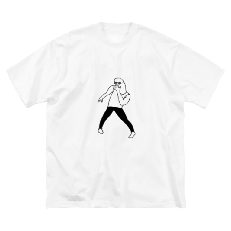 ハトサングラスかっこいいポーズ Momosio Momozu のビッグシルエットtシャツ通販 Suzuri スズリ ハトサングラスかっこいいポーズ Momosio Momozu のビッグシルエットtシャツ通販 Suzuri スズリ