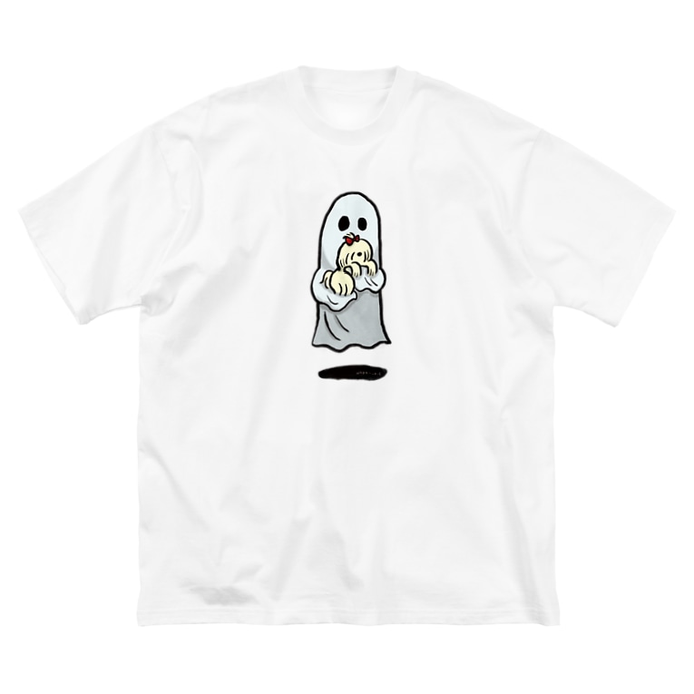 おばけといぬちゃん Wadayurie Wada Yurie のビッグシルエットtシャツ通販 Suzuri スズリ おばけといぬちゃん Wadayurie Wada Yurie のビッグシルエットtシャツ通販 Suzuri スズリ