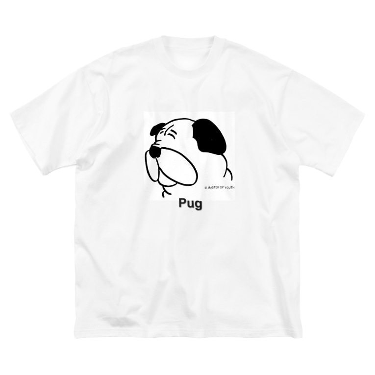 パグイラスト 愛犬シリーズ Master Of Youth Master Of Youth のビッグシルエットtシャツ通販 Suzuri スズリ パグイラスト 愛犬シリーズ Master Of Youth Master Of Youth のビッグシルエットtシャツ通販 Suzuri スズリ