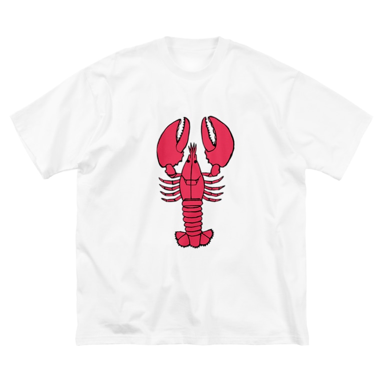 ロブスター オマール海老 ザリガニ 海老 No 36 Big Silhouette T Shirts By Ogndesign Suzuri