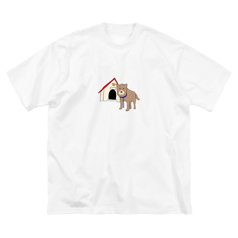 顔が四角い犬 Bubuu Honey02 のビッグシルエットtシャツ通販 Suzuri スズリ