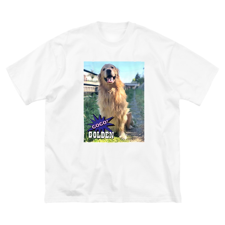 ゴールデンレトリバー Cheluseeのビッグシルエットtシャツ通販 Suzuri スズリ ゴールデンレトリバー Cheluseeのビッグシルエットtシャツ通販 Suzuri スズリ