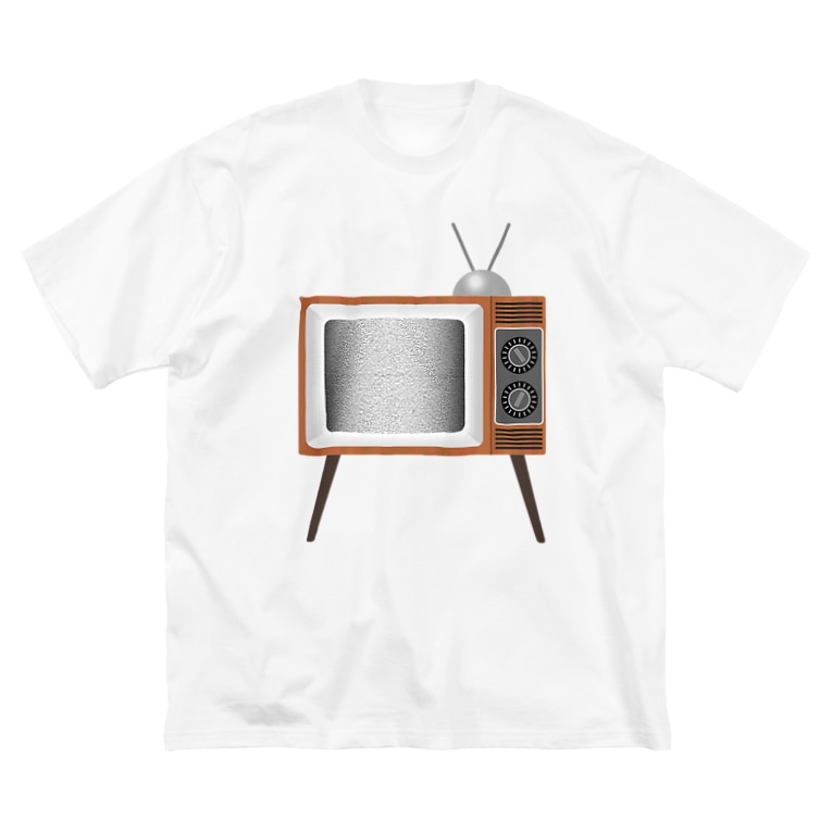 レトロでリアルなテレビのイラスト 砂嵐ノイズの画面 脚付き Illust Designs Labのビッグシルエットtシャツ通販 Suzuri スズリ レトロでリアルなテレビのイラスト 砂嵐ノイズの画面 脚付き Illust Designs Labのビッグシルエットtシャツ通販 Suzuri スズリ