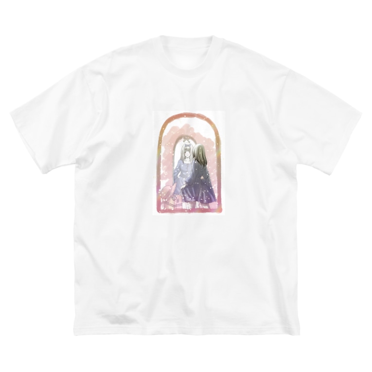 ワンピースの女の子 紡ぎ屋 夏目りく Natsume Riku のビッグシルエットtシャツ通販 Suzuri スズリ