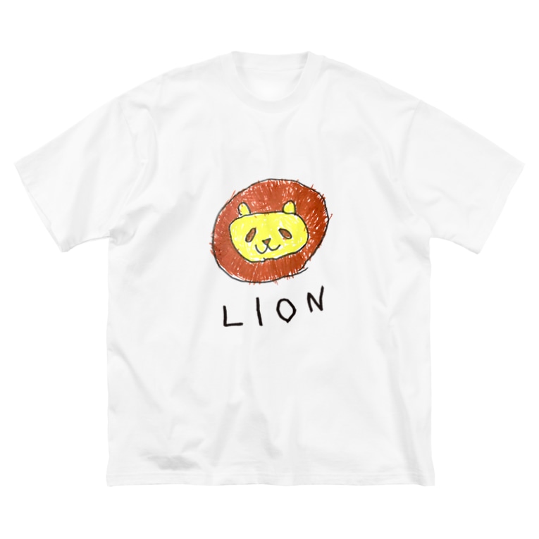 ライオンのラインくん マツ Illustmatsu のビッグシルエットtシャツ通販 Suzuri スズリ ライオンのラインくん マツ Illustmatsu のビッグシルエットtシャツ通販 Suzuri スズリ