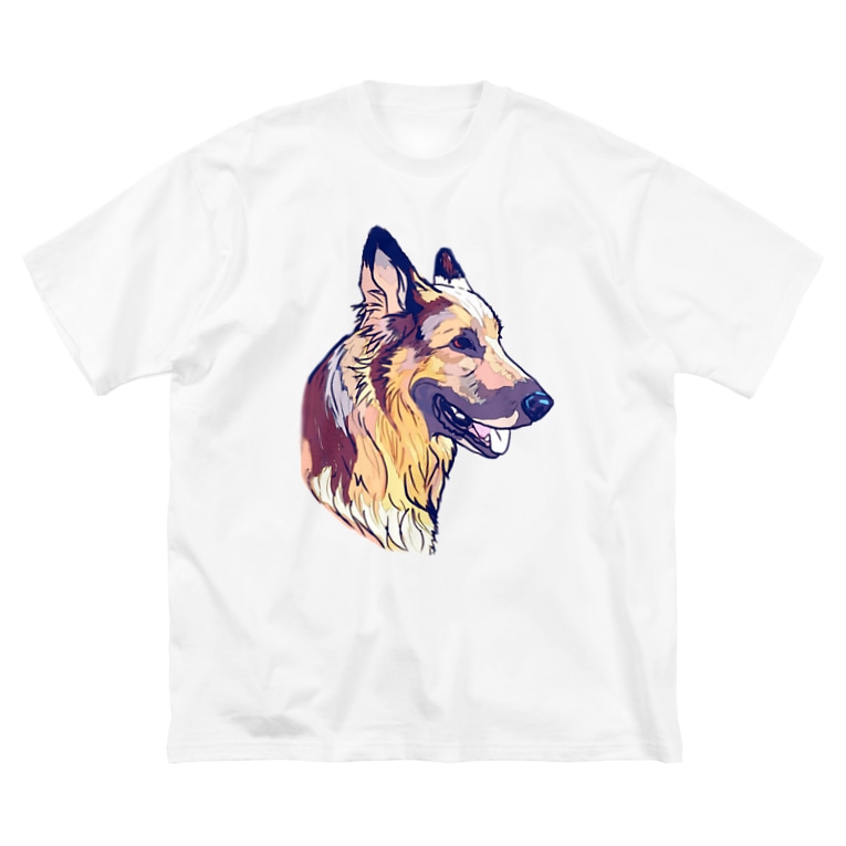 シェパードの横顔 春風工房 Harukaze Koubou のビッグシルエットtシャツ通販 Suzuri スズリ シェパードの横顔 春風工房 Harukaze Koubou のビッグシルエットtシャツ通販 Suzuri スズリ