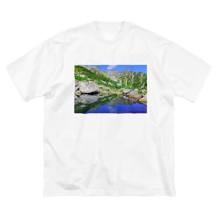 鏡面の槍ヶ岳 Mim Made In Mountain Ramuko110 のビッグシルエットtシャツ通販 Suzuri スズリ