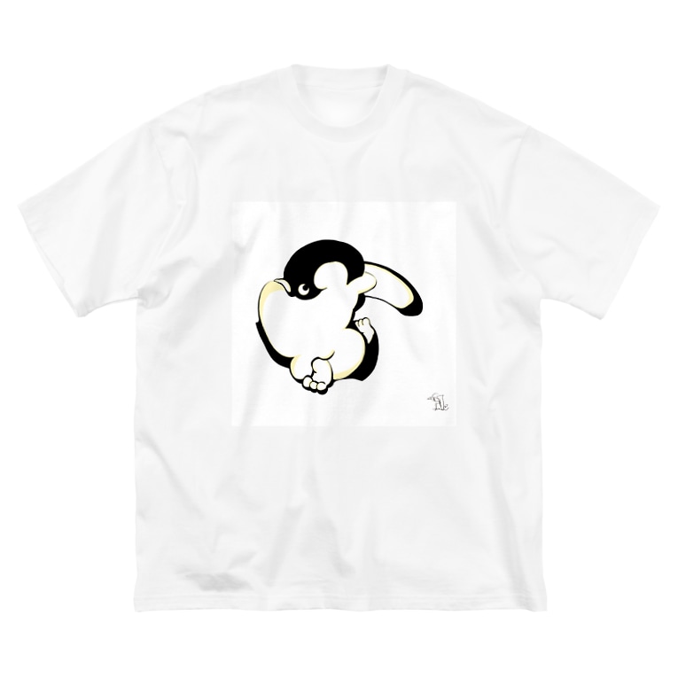 ペンギンに抱きつきたい Menguin Menguin のビッグシルエットtシャツ通販 Suzuri スズリ