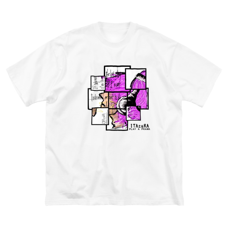 紫髪デザイン Itazura Yutoyoshizawa のビッグシルエットtシャツ通販 Suzuri スズリ 紫髪デザイン Itazura Yutoyoshizawa のビッグシルエットtシャツ通販 Suzuri スズリ