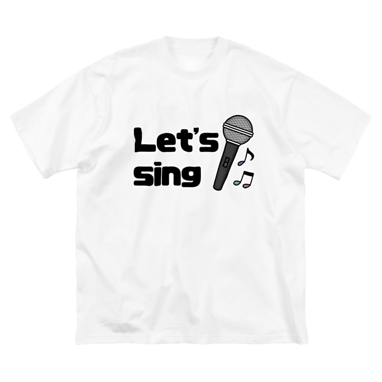 歌おうlet 39 S Sing 麦畑 Mugibatake のビッグシルエットtシャツ通販 Suzuri スズリ