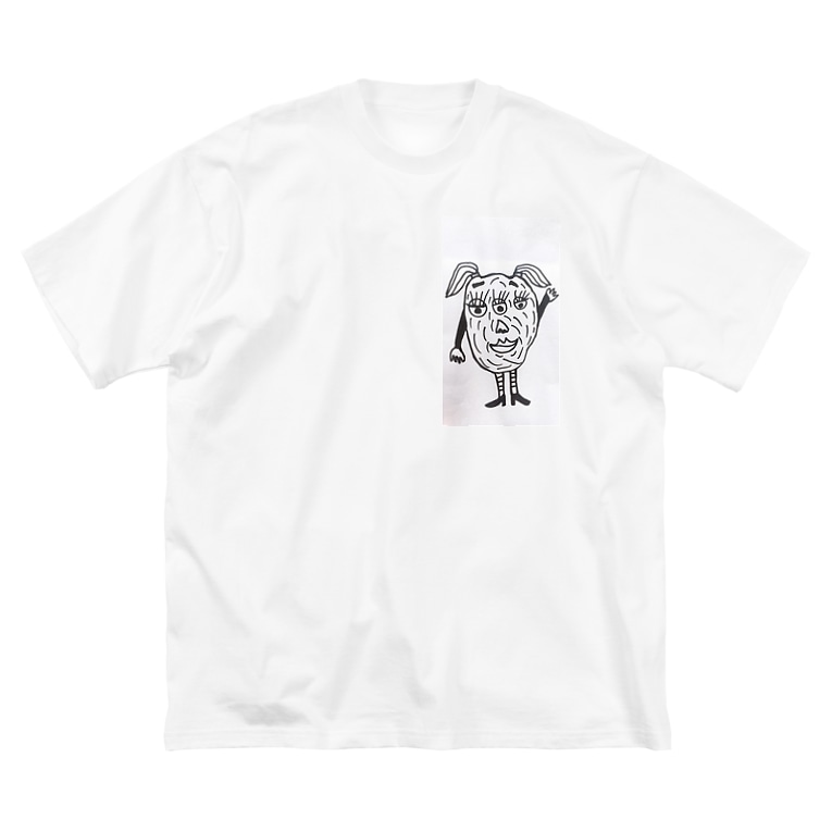 しわしわ目が3つレディース Megmegkurumiのビッグシルエットtシャツ通販 Suzuri スズリ しわしわ目が3つレディース Megmegkurumiのビッグシルエットtシャツ通販 Suzuri スズリ
