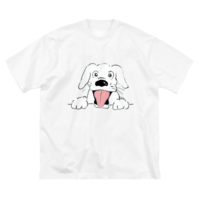 ひょっこり犬 たぬき丸の館 Tanikimaru のビッグシルエットtシャツ通販 Suzuri スズリ ひょっこり犬 たぬき丸の館 Tanikimaru のビッグシルエットtシャツ通販 Suzuri スズリ