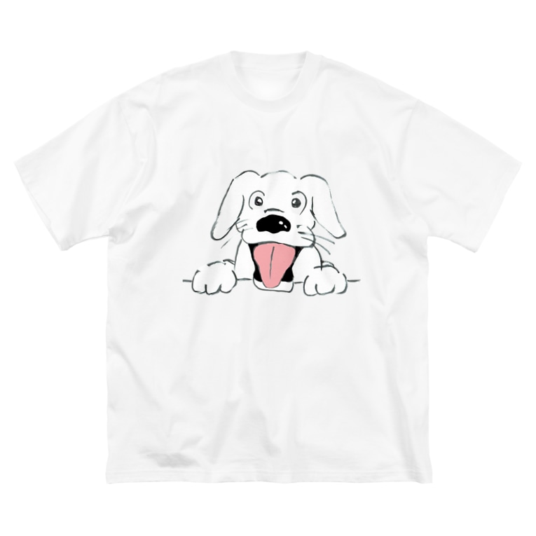 ひょっこり犬 たぬき丸の館 Tanikimaru のビッグシルエットtシャツ通販 Suzuri スズリ