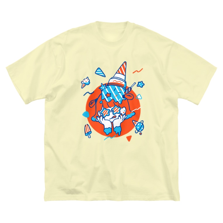 アイスクリーム Space Sora0w0 のビッグシルエットtシャツ通販 Suzuri スズリ
