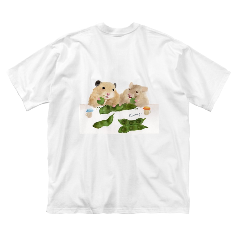 Kamap 枝豆とハムスター兄弟 Kamap Rica Kamap のビッグシルエットtシャツ通販 Suzuri スズリ