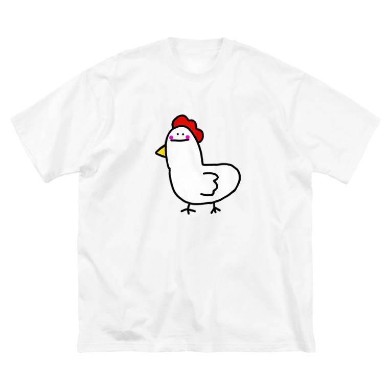 へんてこキャラクター にわとりの こけこ Loveamoonのビッグシルエットtシャツ通販 Suzuri スズリ へんてこキャラクター にわとりの こけこ Loveamoonのビッグシルエットtシャツ通販 Suzuri スズリ
