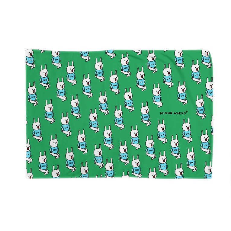 うにょうにょのウー Green ウサギのウー By Nikuq Works Nikuqworks のブランケット通販 Suzuri スズリ うにょうにょのウー Green ウサギのウー By Nikuq Works Nikuqworks のブランケット通販 Suzuri スズリ