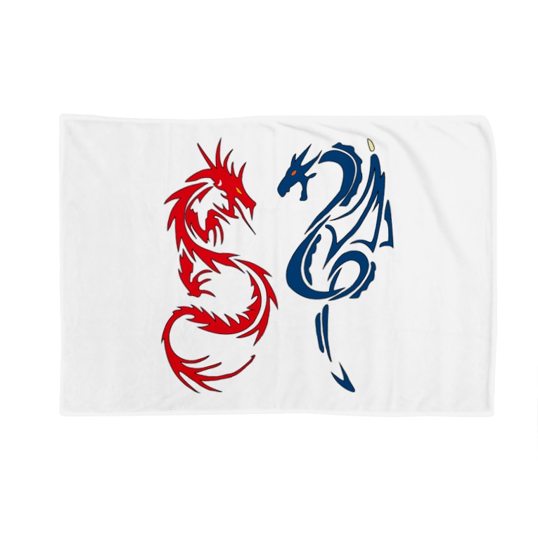 赤い龍 青い竜 Nomad Lab The Shop Nomad Lab のブランケット通販 Suzuri スズリ