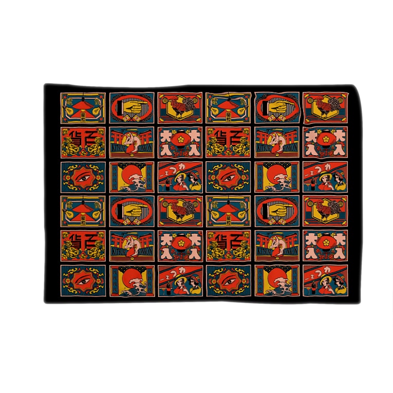 レトロ燐寸風ブランケット Blankets By 中村杏子 N Muragoya Suzuri レトロ燐寸風ブランケット Blankets By 中村杏子 N Muragoya Suzuri