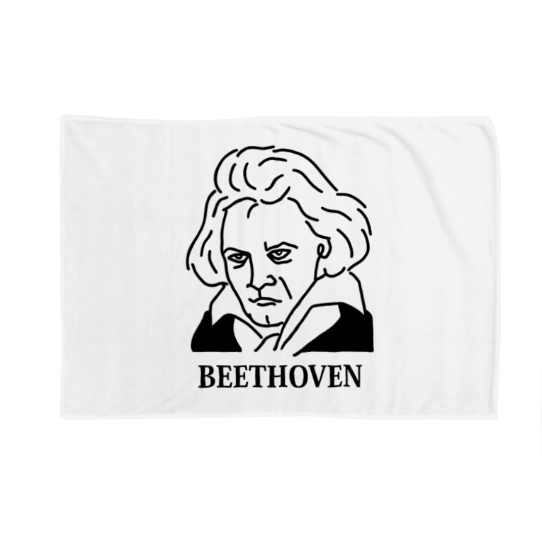 ベートーベン Beethoven イラスト 音楽家 偉人アート ストリートファッション Aliviostaのブランケット通販 Suzuri スズリ