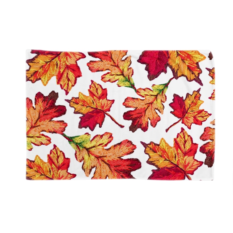 紅葉 手刺繍風 ブランケット Kazefukikoのブランケット通販 Suzuri スズリ 紅葉 手刺繍風 ブランケット Kazefukikoのブランケット通販 Suzuri スズリ