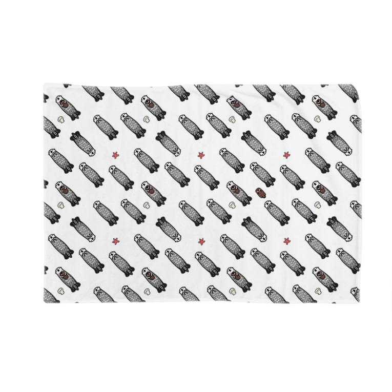 ラッコがいっぱい へきらっこ Hekirakko のブランケット通販 Suzuri スズリ