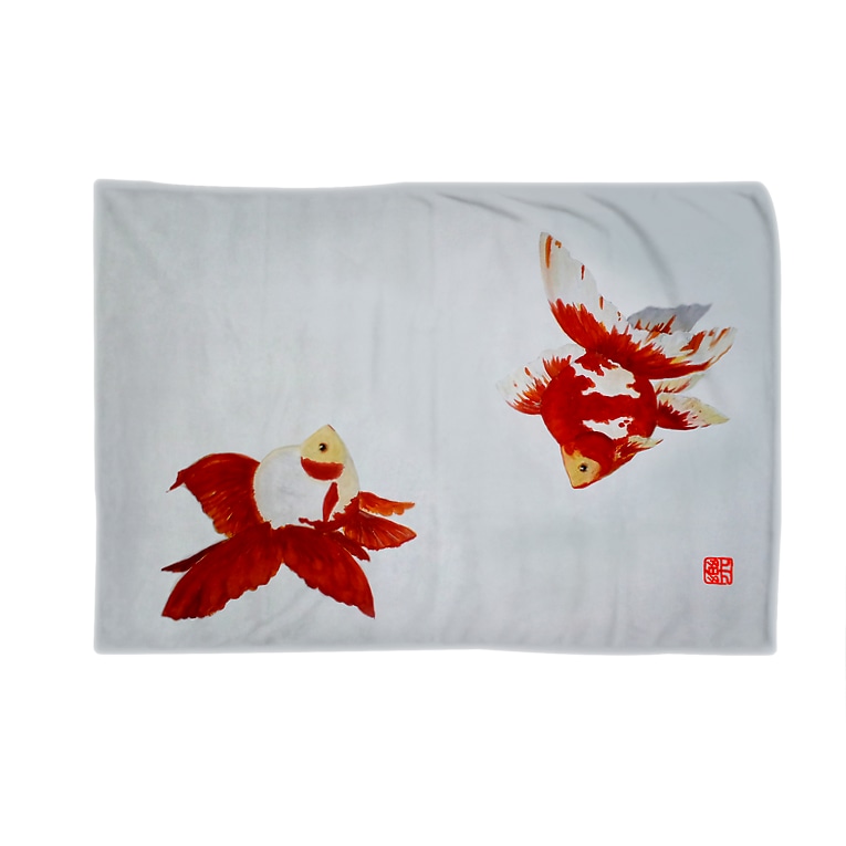金魚 更紗琉金 花錦園 Kakin En Kakin En のブランケット通販 Suzuri スズリ 金魚 更紗琉金 花錦園 Kakin En Kakin En のブランケット通販 Suzuri スズリ