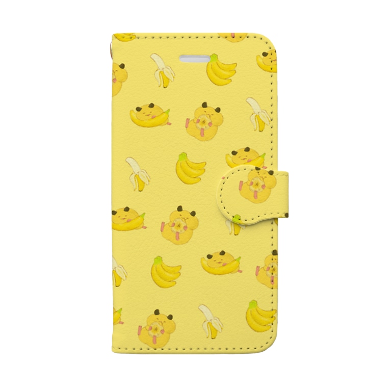 バナナ ハムスター Pu Pu Kanko Pu Pu の手帳型スマホケース通販 Suzuri スズリ バナナ ハムスター Pu Pu Kanko Pu Pu の手帳型スマホケース通販 Suzuri スズリ