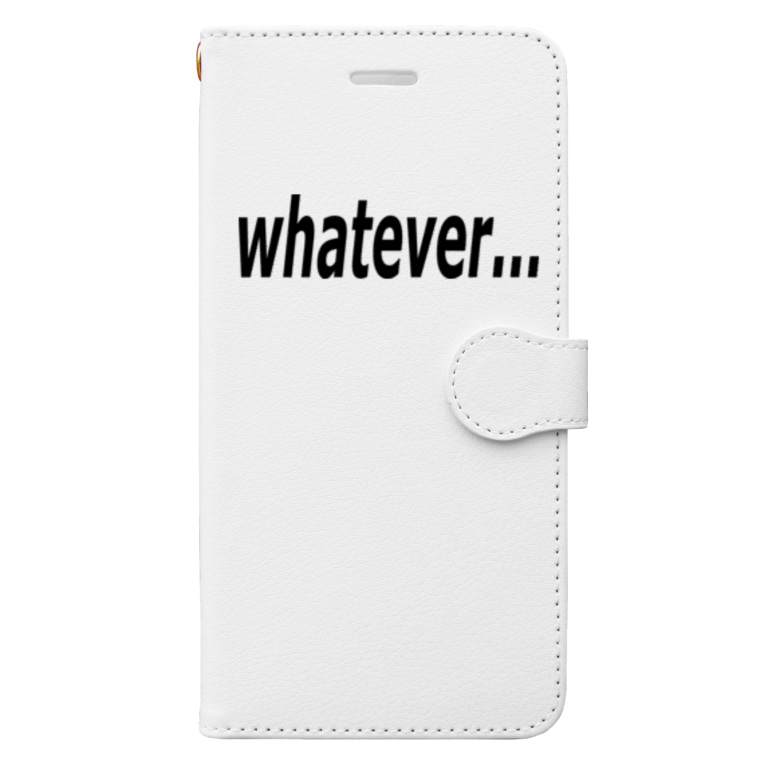 Whatever どうでもいい Patmaru Works Patmaru の手帳型スマホケース通販 Suzuri スズリ Whatever どうでもいい Patmaru Works Patmaru の手帳型スマホケース通販 Suzuri スズリ