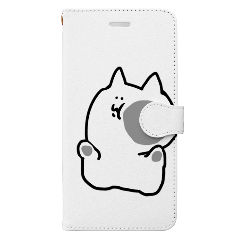 くっついてるねこ わたわた Watatataan の手帳型スマホケース通販 Suzuri スズリ