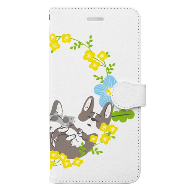 ねむねむコーギー 色違い サカモトリエ イラストレーター Riesakamoto の手帳型スマホケース通販 Suzuri スズリ ねむねむコーギー 色違い サカモトリエ イラストレーター Riesakamoto の手帳型スマホケース通販 Suzuri スズリ