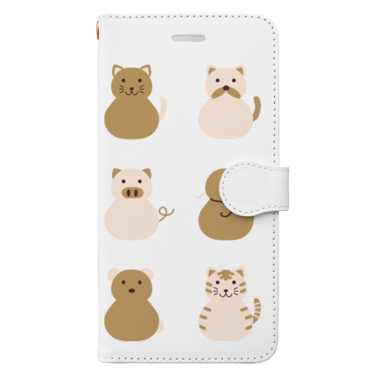 動物イラストセット 時雨 Shigure Toki の手帳型スマホケース通販 Suzuri スズリ 動物イラストセット 時雨 Shigure Toki の手帳型スマホケース通販 Suzuri スズリ