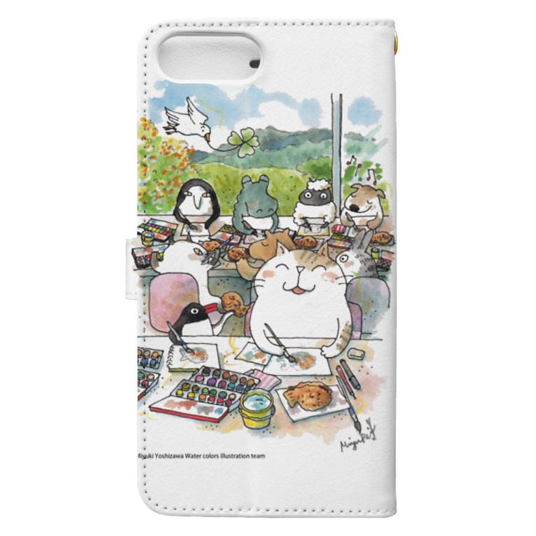 水彩イラストdiary 吉沢深雪 Catchips の手帳型スマホケース通販 Suzuri スズリ 水彩イラストdiary 吉沢深雪 Catchips の手帳型スマホケース通販 Suzuri スズリ
