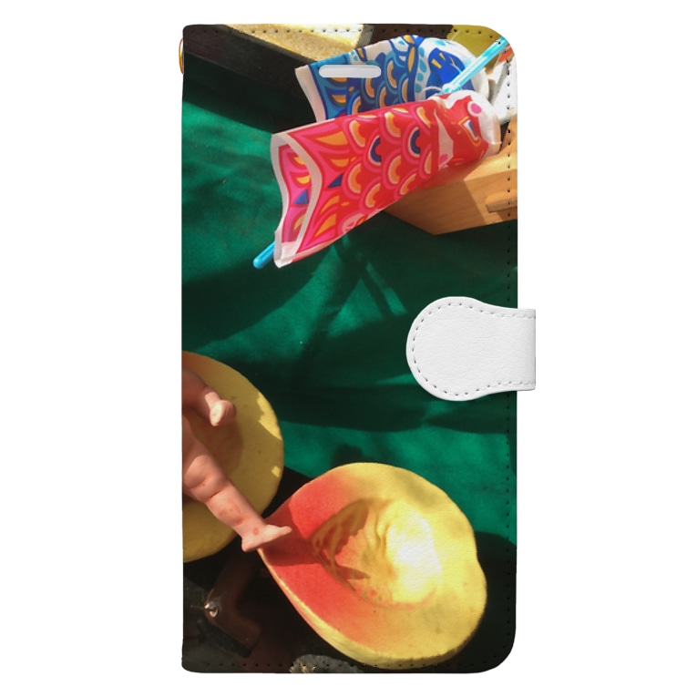 桃から生まれた桃太郎 ちぇりーなショップ Bruna の手帳型スマホケース通販 Suzuri スズリ 桃から生まれた桃太郎 ちぇりーなショップ Bruna の手帳型スマホケース通販 Suzuri スズリ