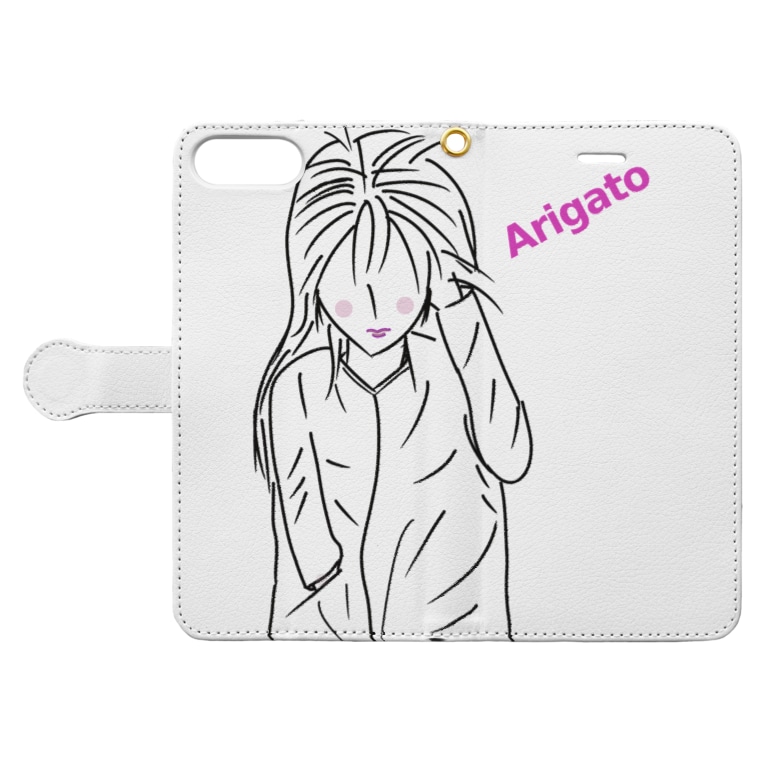 ありがとう Ashitakara オリジナルグッズ Ashitakara Line の手帳型スマホケース通販 Suzuri スズリ ありがとう Ashitakara オリジナルグッズ Ashitakara Line の手帳型スマホケース通販 Suzuri スズリ