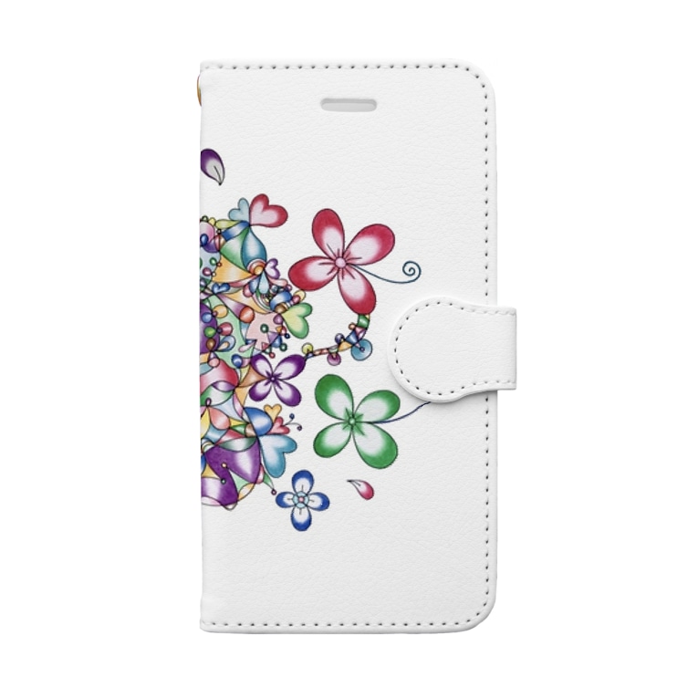 インフィリッチフラワーズ 永遠の豊かさをもたらす花たち Bi Scent World Biscent の手帳型スマホケース通販 Suzuri スズリ