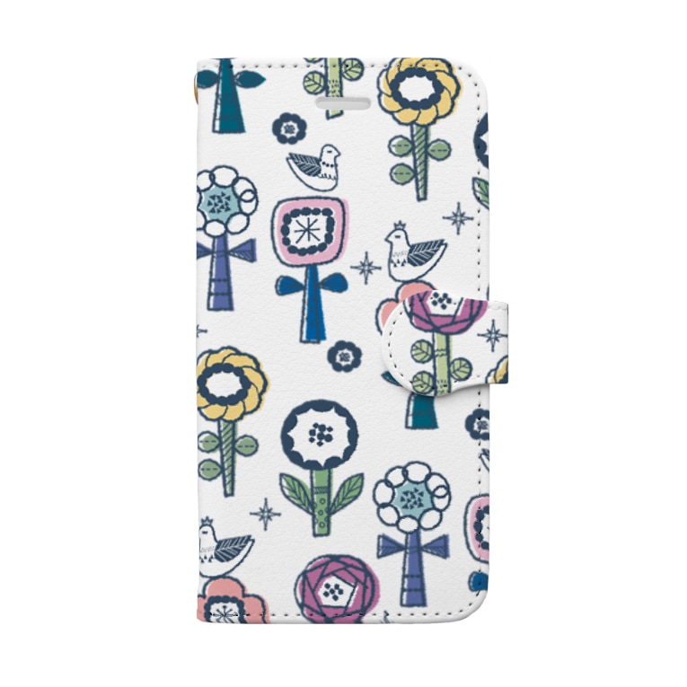 Flower Garden カシワギマリ イラストレーター Kashimaro の手帳型スマホケース通販 Suzuri スズリ Flower Garden カシワギマリ イラストレーター Kashimaro の手帳型スマホケース通販 Suzuri スズリ