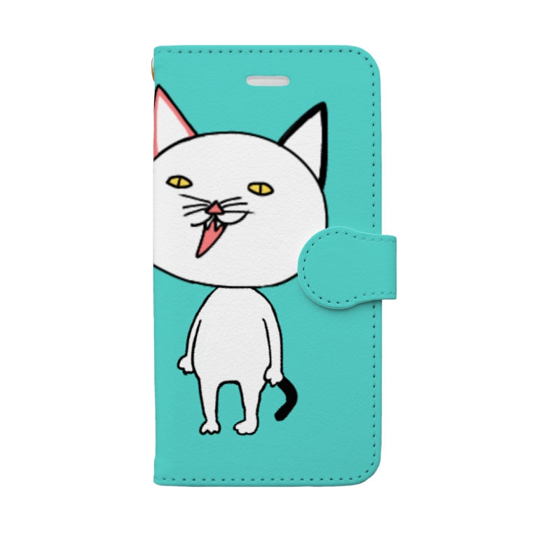 鼻からヒゲ猫 Ichino 07 Ichino の手帳型スマホケース通販 Suzuri スズリ 鼻からヒゲ猫 Ichino 07 Ichino の手帳型スマホケース通販 Suzuri スズリ