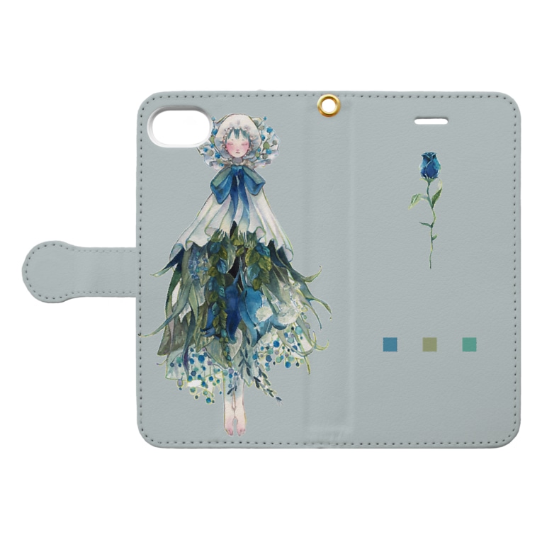 Blue 芦屋マキ A0z0o0 の手帳型スマホケース通販 Suzuri スズリ Blue 芦屋マキ A0z0o0 の手帳型スマホケース通販 Suzuri スズリ