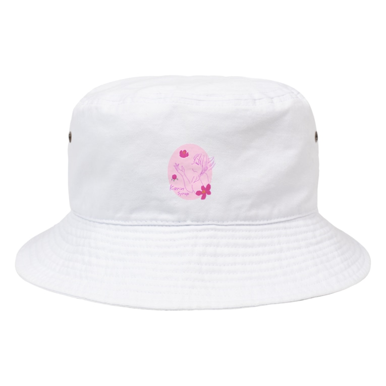 花梨の花香る ピンク Bucket Hat By Karinsyrup Suzuri 花梨の花香る ピンク Bucket Hat By Karinsyrup Suzuri