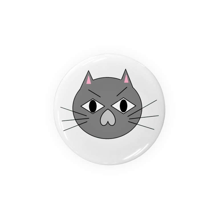 こむ猫缶バッジ Tin Badge By こむねこ屋 Dottocomsan Suzuri