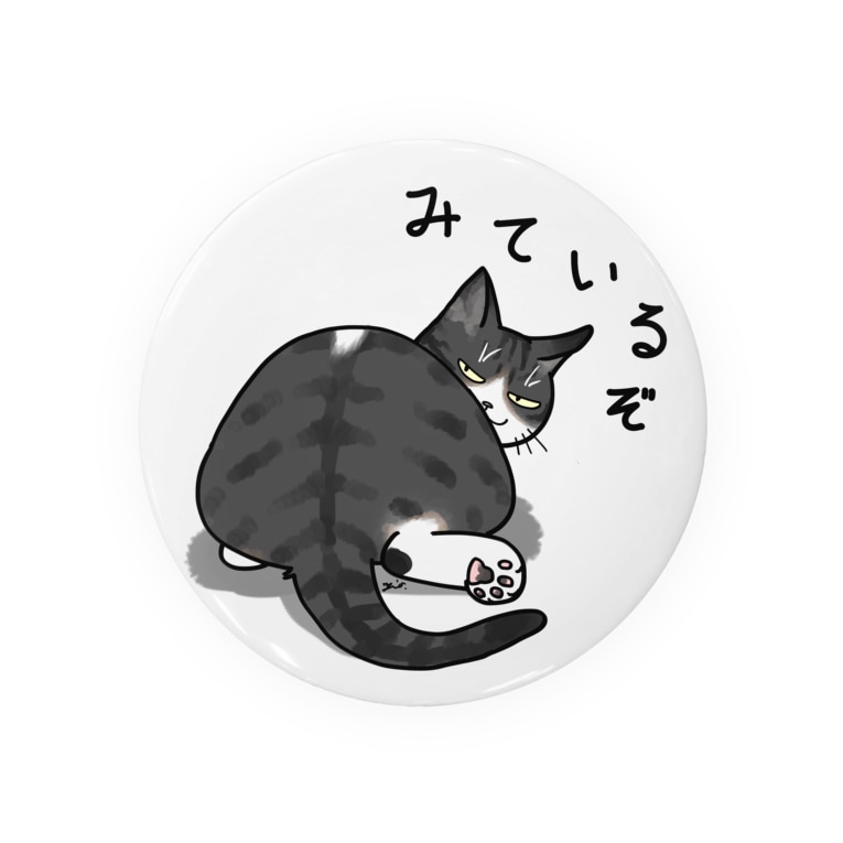 みているぞ Badges By 幻想残滓 Blackbirth Suzuri