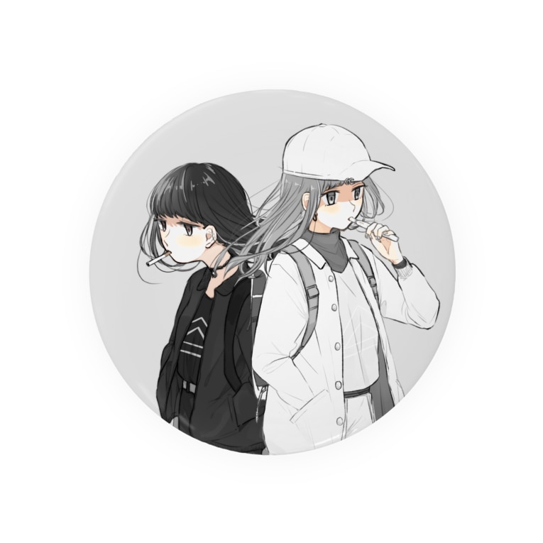 Black White 缶バッジ ぐあびえんく Gavienc の缶バッジ通販 Suzuri スズリ Black White 缶バッジ ぐあびえんく Gavienc の缶バッジ通販 Suzuri スズリ