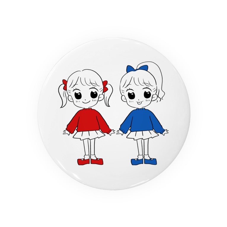 双子の女の子 Amam1126の缶バッジ通販 Suzuri スズリ 双子の女の子 Amam1126の缶バッジ通販 Suzuri スズリ