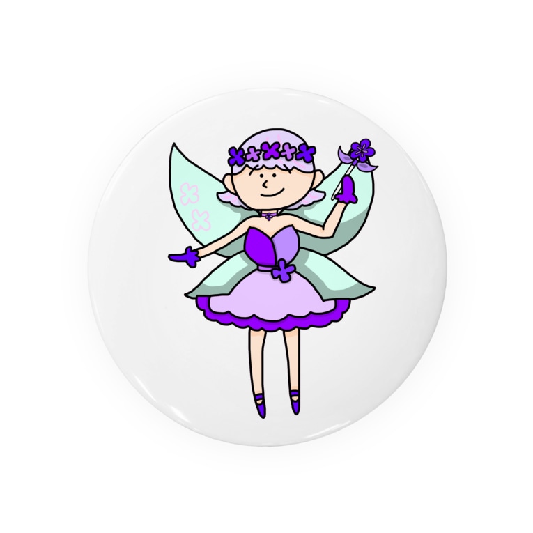 お花の妖精ちゃん ばびゅんまる Babyun Maru の缶バッジ通販 Suzuri スズリ