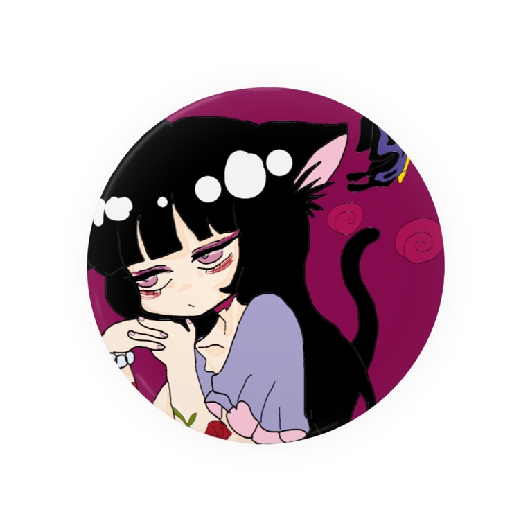 ゆめかわいい女の子 青リンゴ Blue Apple の缶バッジ通販 Suzuri スズリ